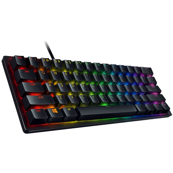 Tastatura gaming mecanica Razer Huntsman Mini, RGB, Purple Switch, QWERTY, Black - imagine 3
