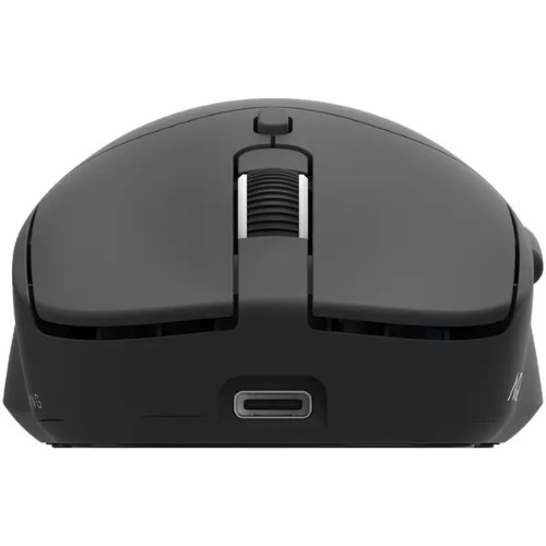 Mouse gaming wireless AQIRYS Nova, 56 grame, Bluetooth 5.3, 2.4GHz, 30000 DPI, Autonomie pana la 46 de ore cu polling rate la 1000 Hz, Negru - imagine 2