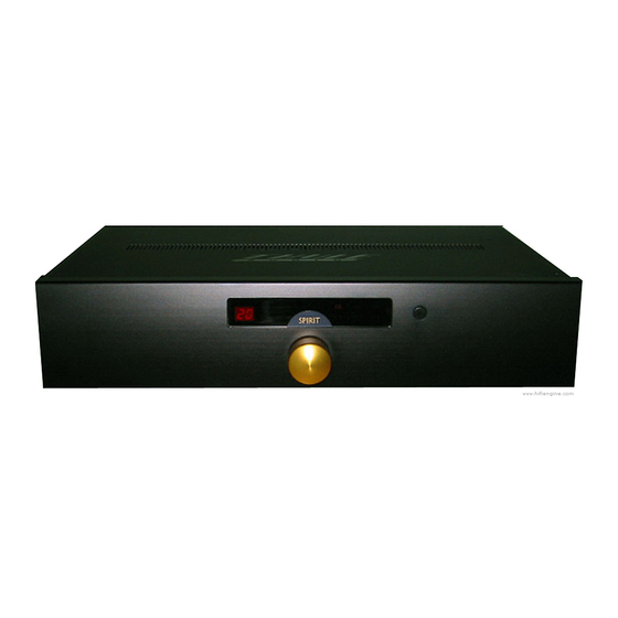 Amplificator Thule Audio Spirit Amp IA 60, Stereo, 4-8 Ohm, 60 W / Canal, 20Hz - 20kHz, RCA, XLR, Negru