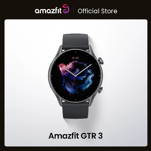 Smartwatch Amazfit GTR 3, AMOLED 1.39 inch, GPS, SpO2, 150 Sport Modes, Thunder Black - imagine 3