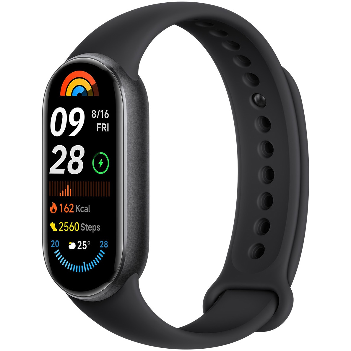Bratara fitness Xiaomi Smart Band 9 Active, Black - imagine 2
