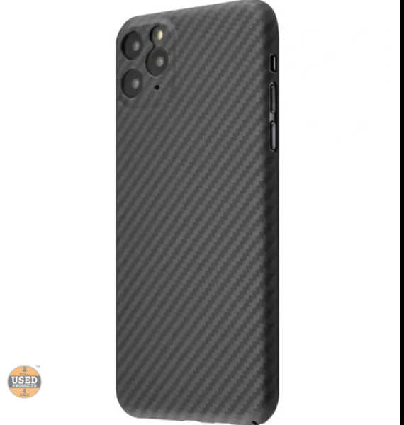 Husa Cover Hard Carbon Fiber, pentru iPhone 11 Pro Max