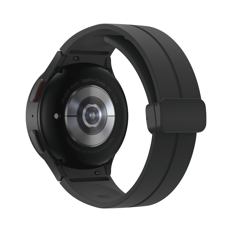 Smartwatch Samsung Galaxy Watch 5 Pro SM-R920, Bluetooth 5.2, Carcasa Titan, 45mm, Waterproof 5ATM, Black Titanium - imagine 2