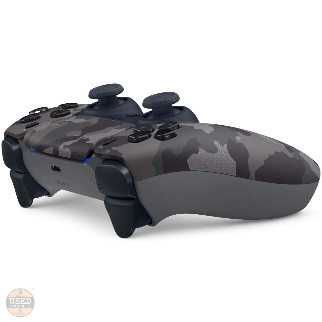 Controller Wireless SONY PlayStation 5, DualSense, Gray Camouflage - imagine 2