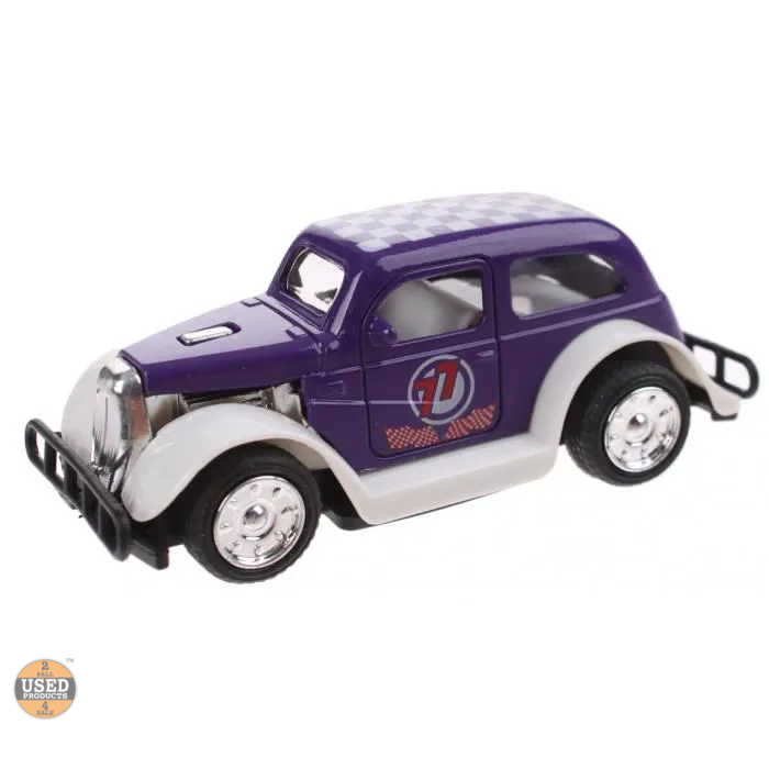 Macheta auto Metal World Toi-Toys City Series Hot Rod, Pullback, diferite modele