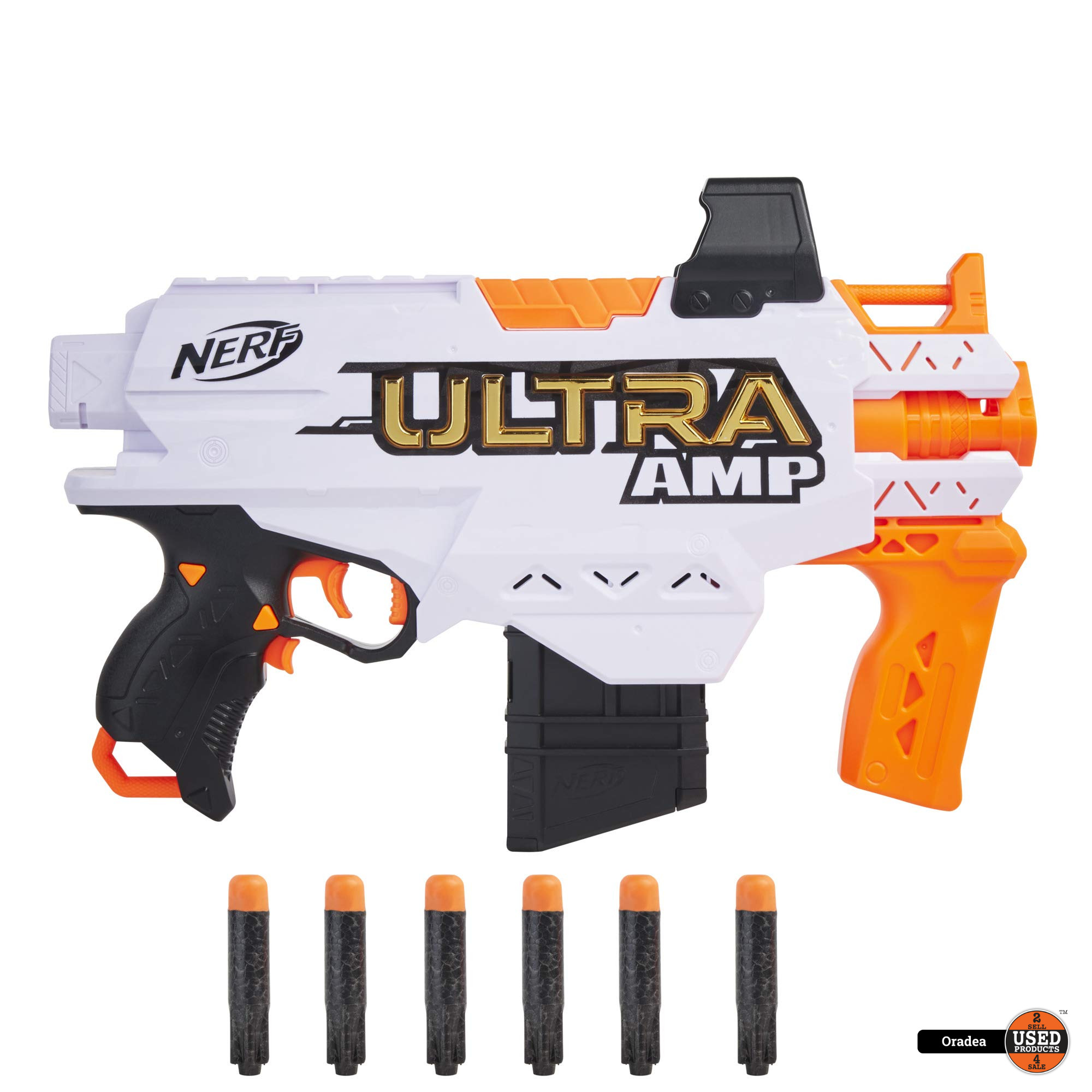Blaster Nerf Ultra Amp, 6 proiectile, 27x44 Cm