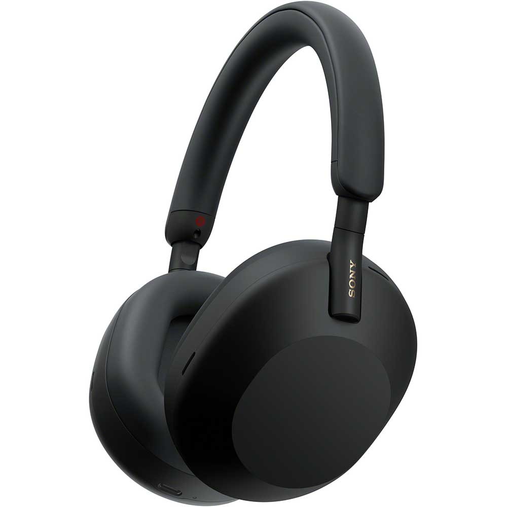 Casti Audio Over Ear SONY WH-1000XM5, Wireless, Bluetooth, Noise cancelling, Microfon, Alexa si Google Assistant, Negru - imagine 2