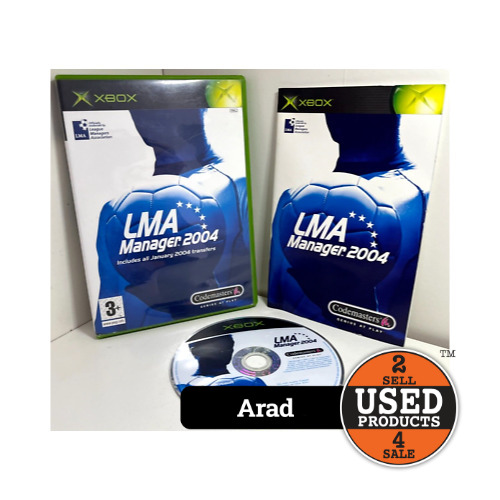 LMA Manager 2004 - Joc Xbox Classic