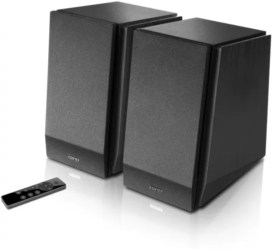Boxe Active Bookshelf Edifier R1855DB 2.0, 70W RMS, Bluetooth, Optic, Coaxial, Iesire Subwoofer, Negru