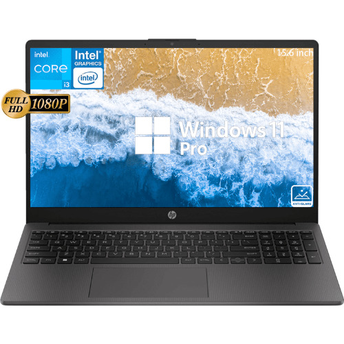 Laptop HP 250R G9, Display 15.6 inch FHD, Intel Core 5 120U 10-Core, 5.0GHz, 8 Gb RAM DDR4 3200MHz, SSD 240 Gb, Intel Graphics, Wi-Fi 6, USB 3.2, USB-C, HDMI, Ethernet, Jack 3.5mm, Dark ash silver