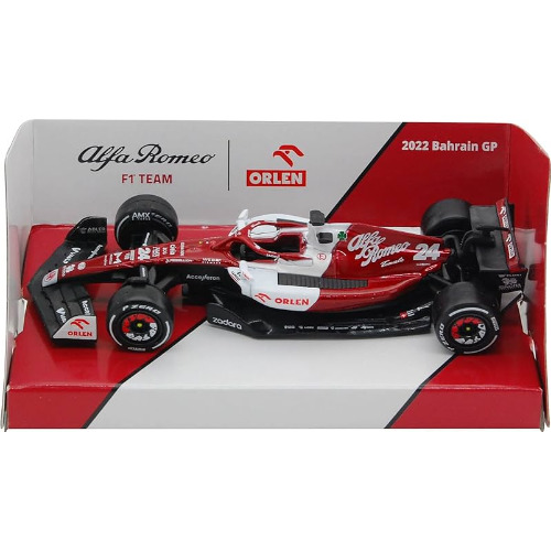 Macheta auto Bburago - 1:43 RACE ,24 Zhou - Alfa Romeo F1 Team Orlen,18-38068