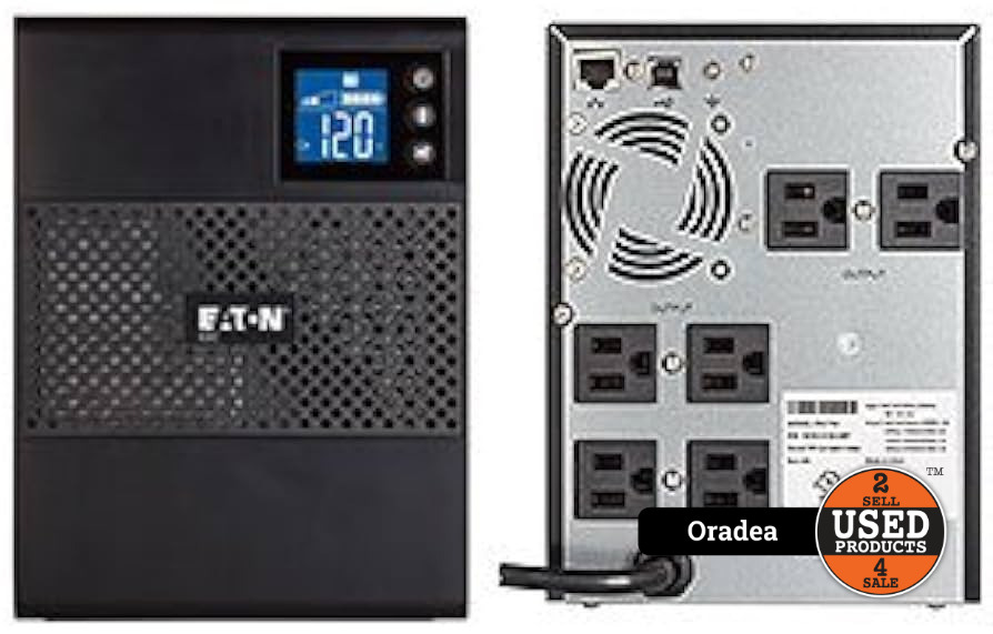 Sursa UPS Eaton 5SC 750i, 750 VA, 525 W, 6 Iesiri C13, USB, 10.4 Kg - imagine 2