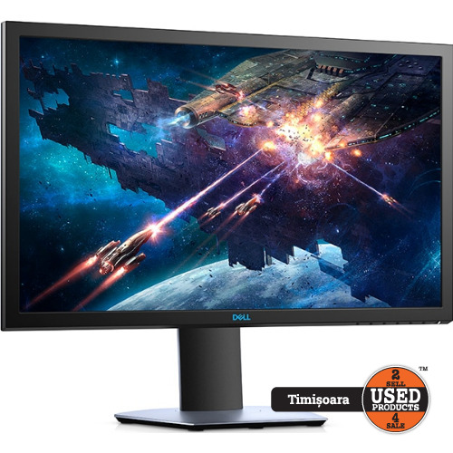 Monitor gaming LED TN Dell S2419HGF 24 inch Full HD, 1ms, 144Hz, FreeSync, HDMI, DisplayPort, Negru - imagine 2