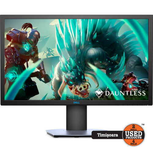 Monitor gaming LED TN Dell S2419HGF 24 inch Full HD, 1ms, 144Hz, FreeSync, HDMI, DisplayPort, Negru - imagine 3