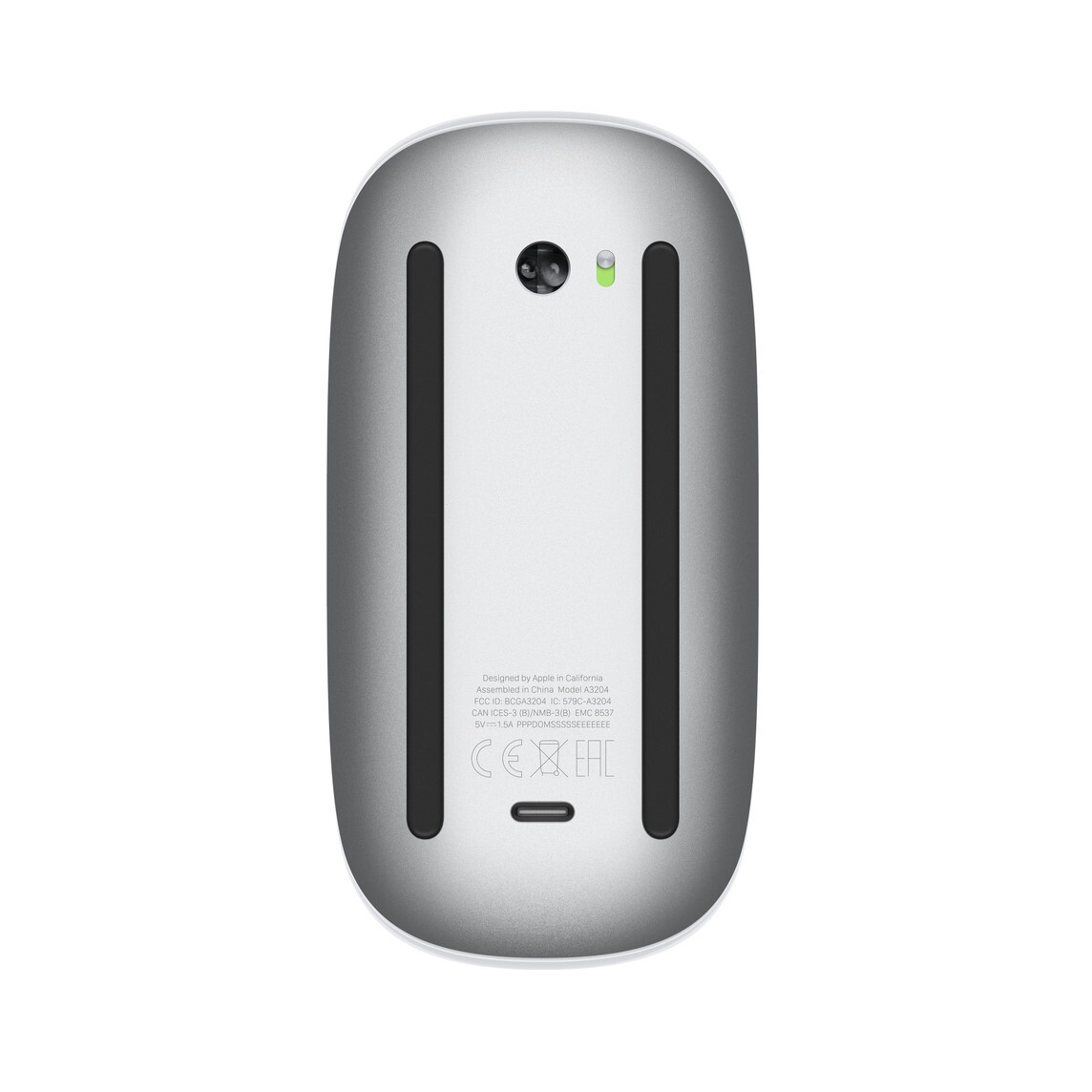 Apple Magic Mouse A3204, (2024) USB-C, Alb - imagine 2