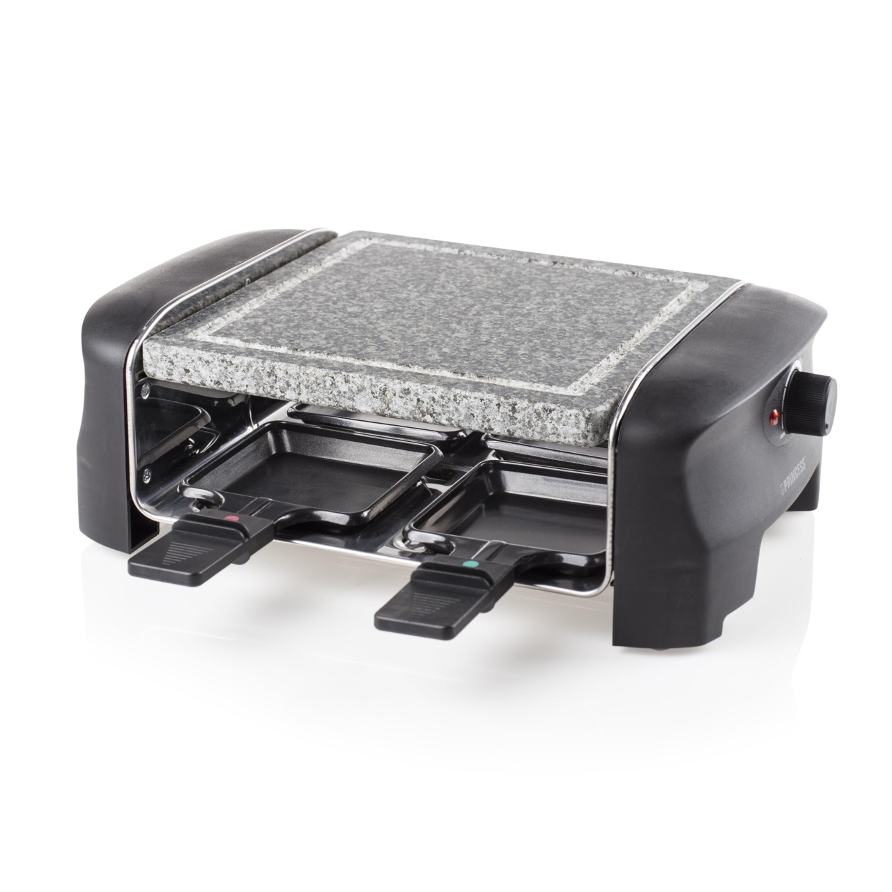 Grill Raclette Princess 162810 pentru 2-4 persoane, 600W, cu placa din piatra naturala