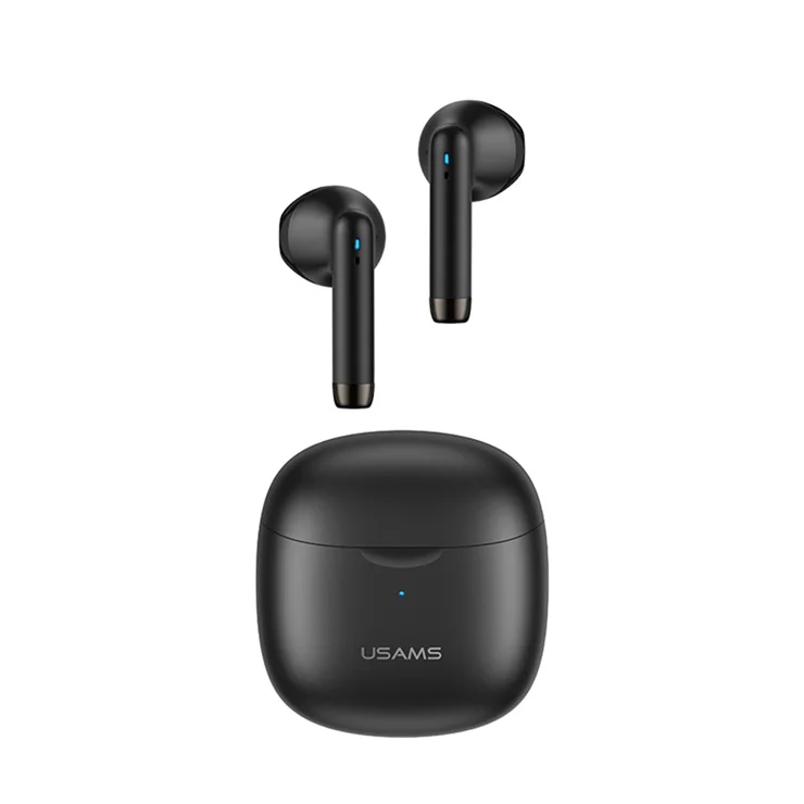 Casti USAMS Series IA04, Wireless, TWS, In-Ear, Negru
