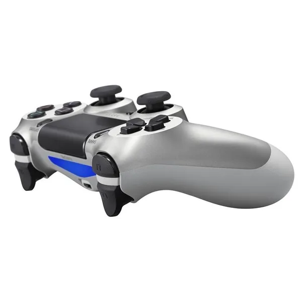 Controller wireless DoubleShock 4, pentru PS4, Silver - imagine 2