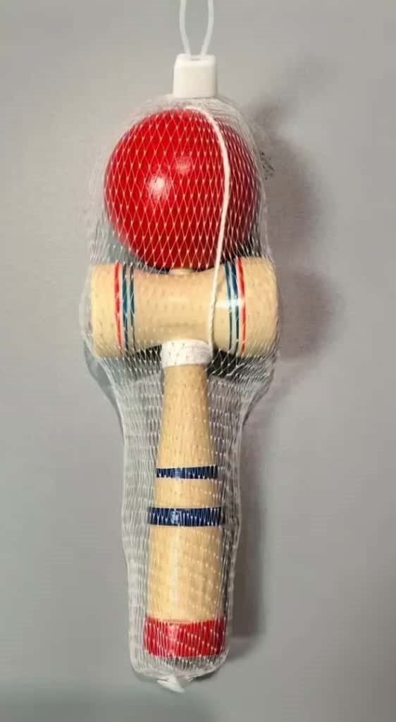 Kendama pentru copii,Minge Din Lemn de Bambus,Diverse Culori - imagine 2