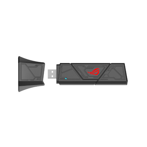 Adaptor Wireless ASUS ROG USB-BE92, BE6500, Tri-Band, 4096-QAM, MLO, WPA3, USB 3.0 - imagine 2