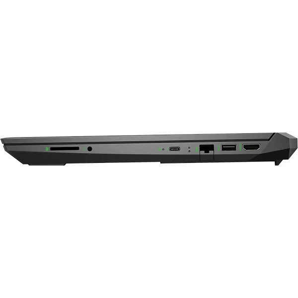 Laptop HP Pavilion 15EC-1039NQ, Display 15.6 Inch FHD, AMD Ryzen 7-4800H 4.2GHz 8-Core, 16 Gb RAM DDR4, SSD 512 Gb NVMe, nVidia GeForce 1650 Ti 4 Gb, USB-C, HDMI, SD Card Reader, Ethernet, Black/Green - imagine 3