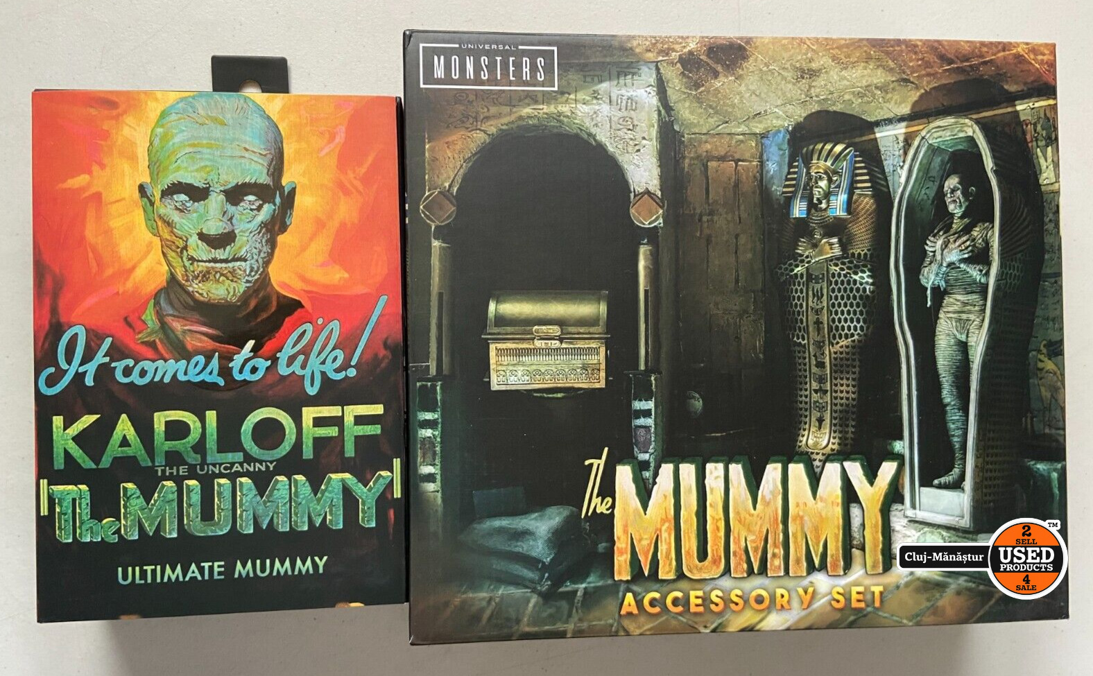 Set NECA - Universal Monsters - The Mummy Accessory Pack, It comes to life! Karloff the Ultimate Mummy - imagine 3