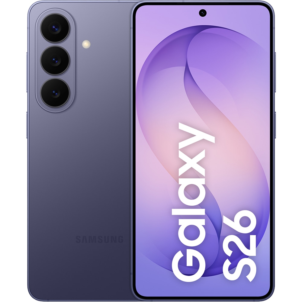 Samsung Galaxy S26 5G 256 Gb, Dual SIM, 12 Gb RAM, Cobalt Violet