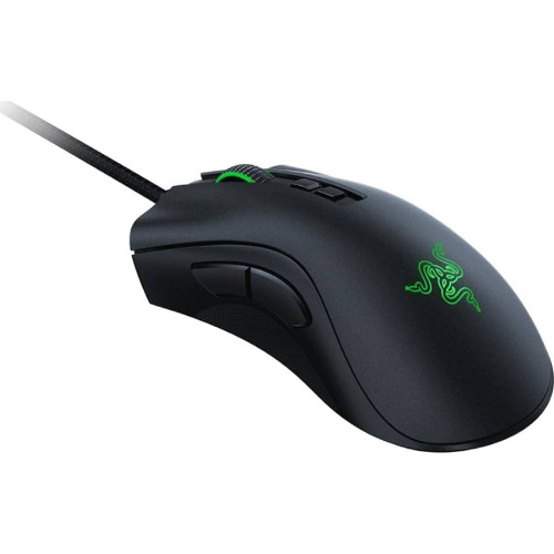 Mouse Gaming Razer DeathAdder V2 RZ01-0321, Cablu SpeedFlex, 20K DPI, Iluminare Chroma RGB, Negru - imagine 2