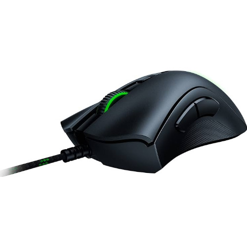 Mouse Gaming Razer DeathAdder V2 RZ01-0321, Cablu SpeedFlex, 20K DPI, Iluminare Chroma RGB, Negru - imagine 3