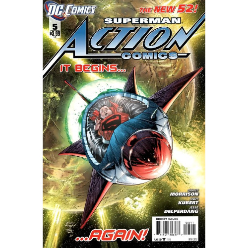 Benzi desenate DC COMICS: Superman Action Comics - It Begins... Again, #5, Vol 2 - 2012