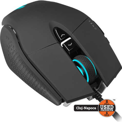 Mouse Gaming Corsair M65 RGB Ultra, Cu fir, 26K DPI, Black - imagine 2