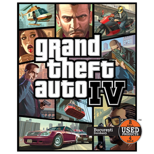 Grand Theft Auto IV - Joc Xbox 360 (FARA AMBALAJ ORIGINAL)