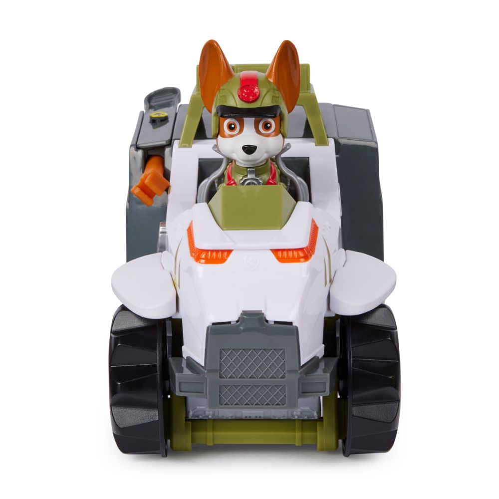 Masinuta cu figurina Paw Patrol, Jungle Pups, Tracker, 20143430