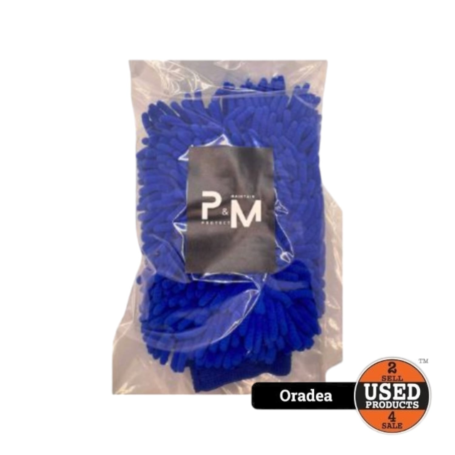 Manusa auto microfibra, P&amp;M&reg;, microfibra, albastru - imagine 2