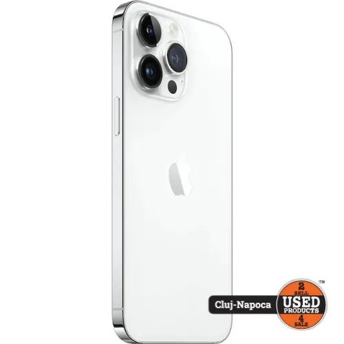 Apple iPhone 14 Pro Max, 128 Gb, Silver - imagine 3
