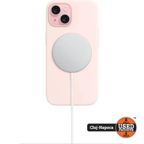 Incarcator wireless Apple MagSafe A2140, White - imagine 3