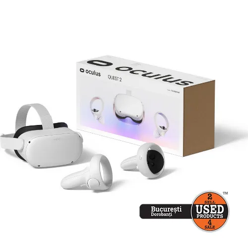 Casca VR All-in-One Meta Quest 2, 128 Gb, White - imagine 2