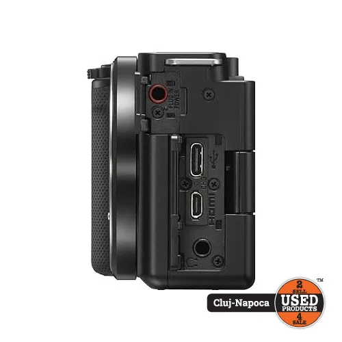 Aparat foto Mirrorless Sony Alpha ZV-E10, 24.2 Mp, UHD 4K, Bluetooth - imagine 2