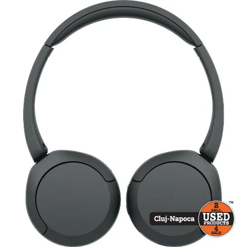 Casti Over the Ear SONY WH-CH520B, Bluetooth, Wireless, Microfon, Multipoint connection, Negru - imagine 2