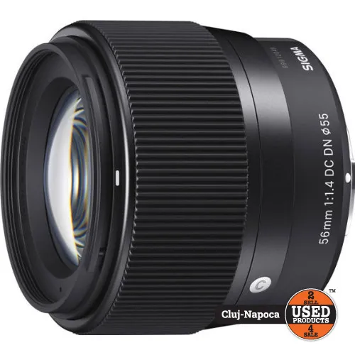 Obiectiv foto Sigma 56mm, F1.4 DC DN, montura Canon - imagine 2