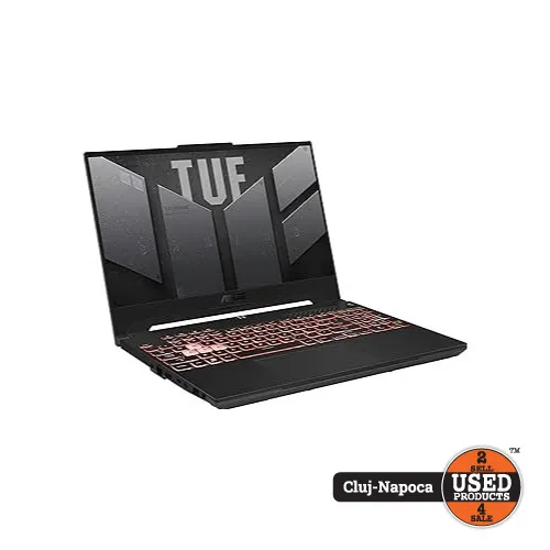 Laptop Gaming ASUS TUF A15 FA507RC-HN056, Display 15.6 inch FHD 144 Hz, AMD Ryzen 7 6800H 3.2 GHz, 16 Gb RAM DDR5 4800 MHz, SSD 1 Tb PCI Express M.2, nVidia GeForce RTX 3050 4 Gb, Wi-Fi 6, Dolby Atmos, HDMI, Ethernet, USB-C, Mecha Gray - imagine 2