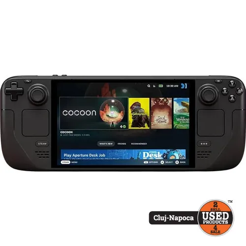 Consola portabila Valve Steam Deck OLED, 1 Tb NVMe, 7.4 inch, 90 Hz, 16 Gb RAM DDR5, AMD Zen 2, RDNA 8, TrackPad, Wi-Fi 6, Bluetooth, Giroscop, SteamOS - imagine 3