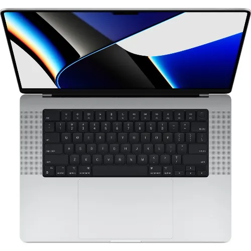 Apple MacBook Pro 16 2021, A2485, Display 16.2 inch Liquid Retina XDR, M1 PRO 10-Core, 16 Gb RAM, SSD 1 Tb, GPU 16-Core, Thunderboltt, Jack 3.5mm, HDMI, SD Card Reader, Silver - imagine 2