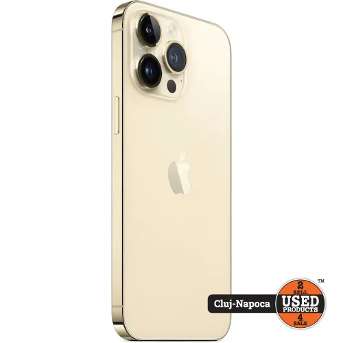 Apple iPhone 14 Pro Max, 128 Gb, Gold - imagine 3