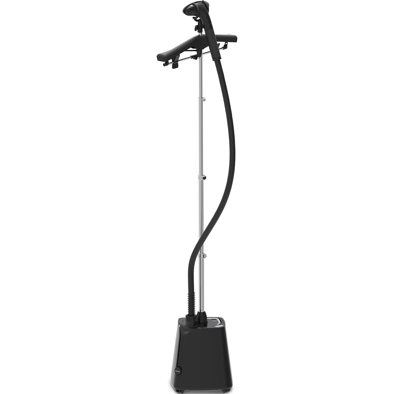 Aparat de calcat vertical cu abur Steam One H18B, 1800 W, 1.8 l, 40 g/min, LED, Sistem decalcifiere, Accesorii, Slim, Aluminiu, Negru - imagine 2