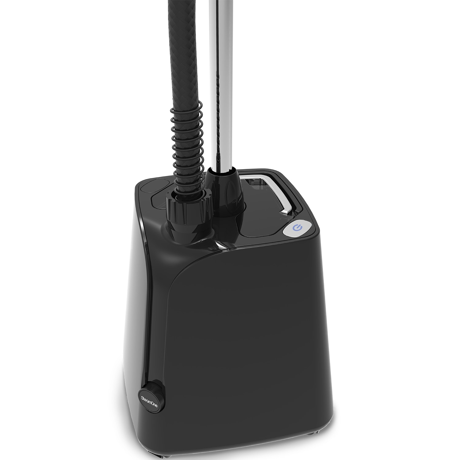 Aparat de calcat vertical cu abur Steam One H18B, 1800 W, 1.8 l, 40 g/min, LED, Sistem decalcifiere, Accesorii, Slim, Aluminiu, Negru - imagine 4