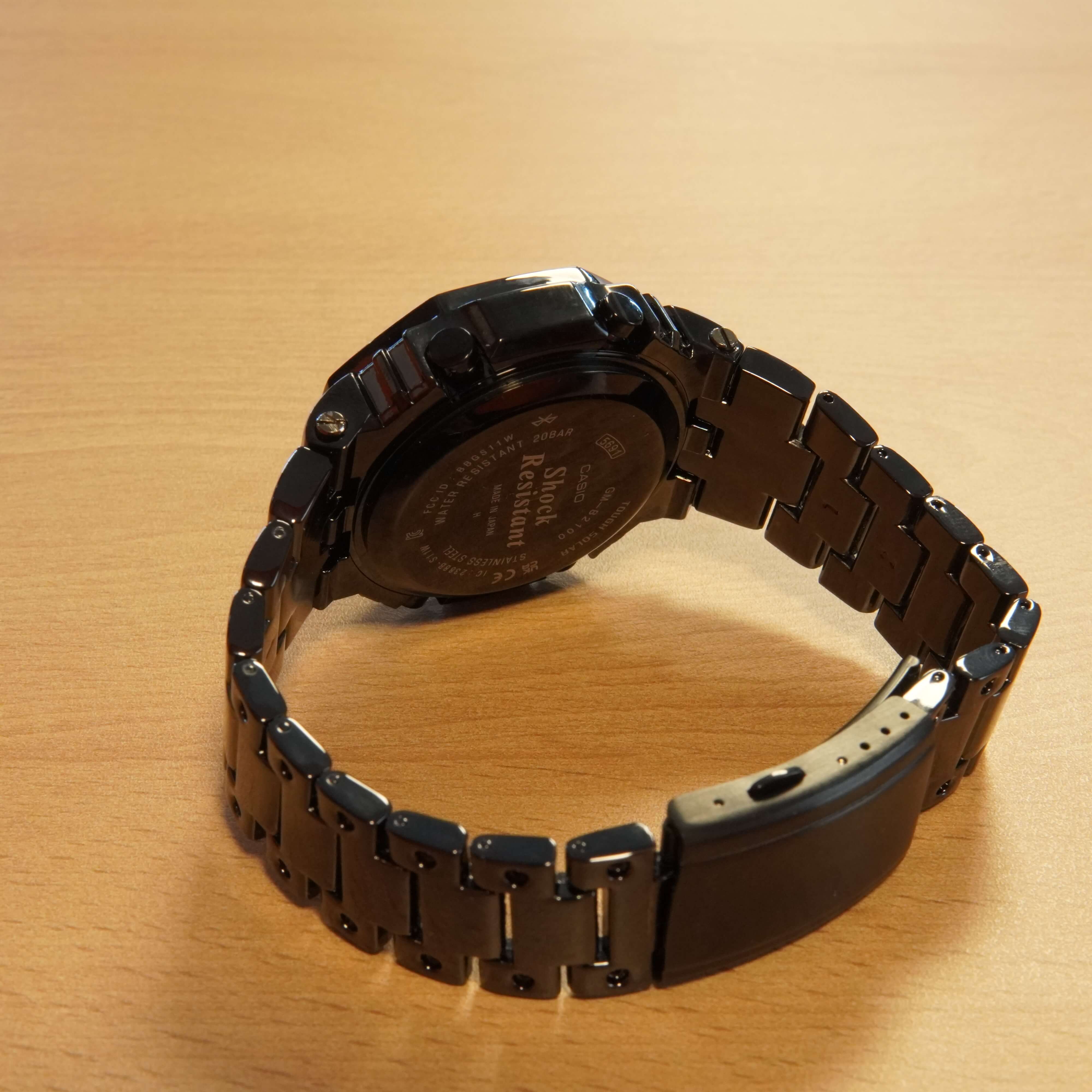 Ceas Casio G-Shock GM-B2100BPC-1AER, Bluetooth, Hybridwatch, Shock Resitant, 20 Bar, Full Metal, Negru - imagine 4