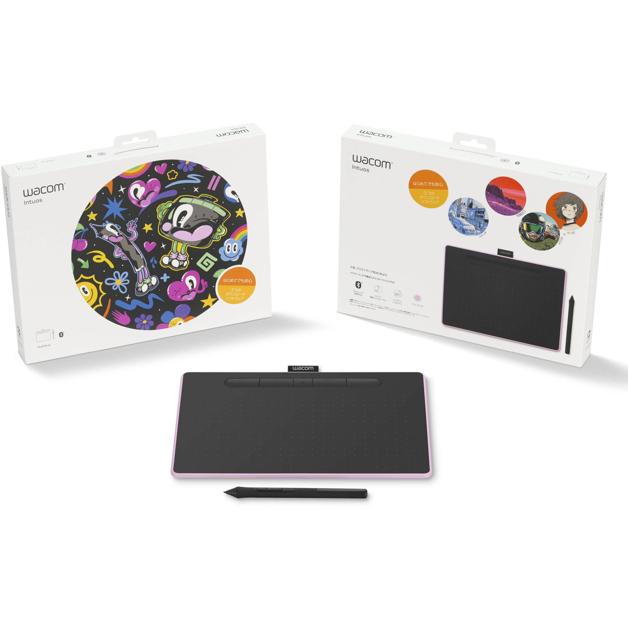 Tableta grafica Wacom Intuos, Bluetooth, 4096 niveluri presiune, CTL-4100 - imagine 2