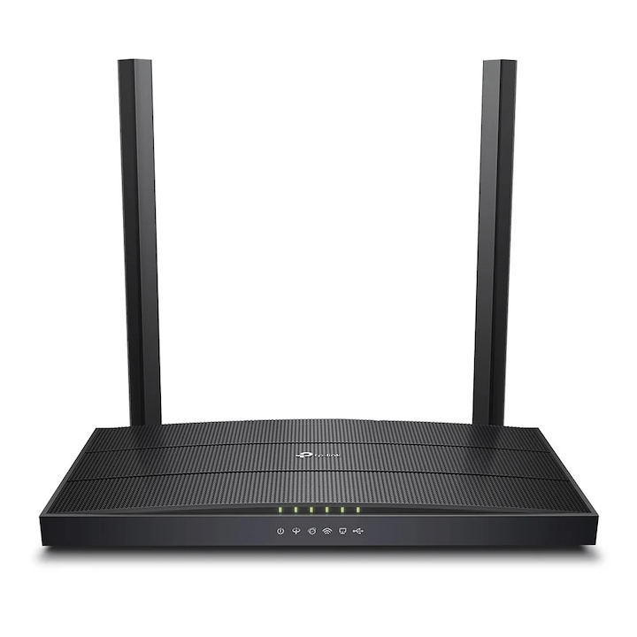 Router TP-LINK TL-MR150 N300, 802.11n/300Mbps, LAN/WAN, Negru