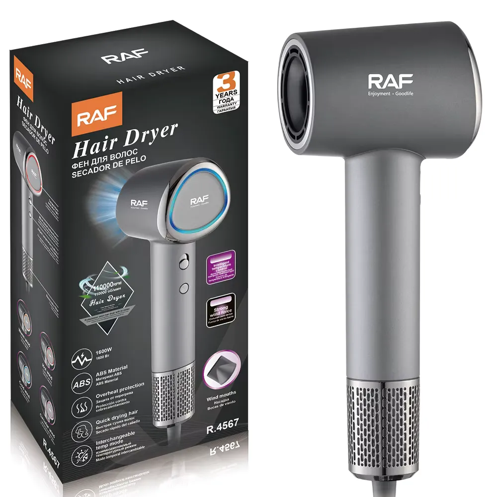 RAF R.4567 Uscator de Par, 1600W, Gri